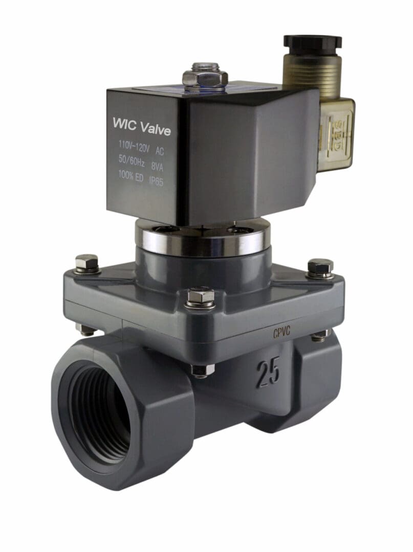 Anti Corrosion CPVC Electric Solenoid WIC Valve