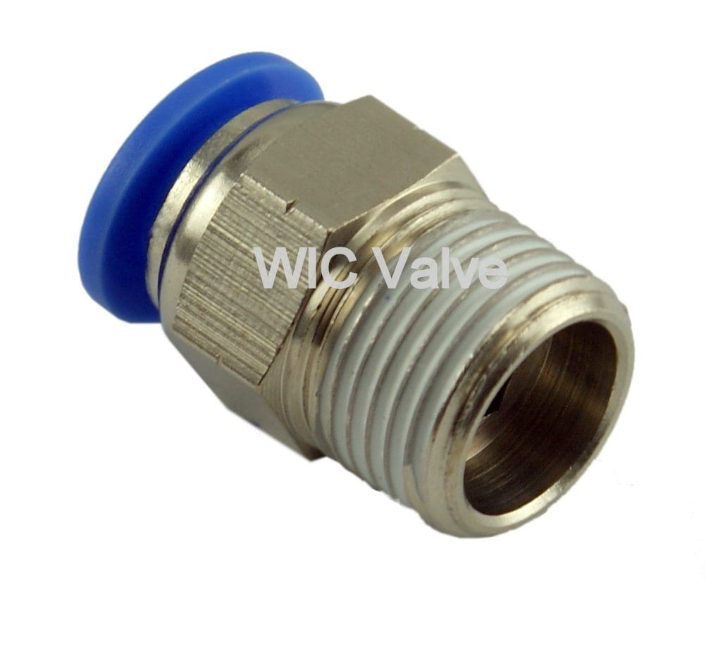 Male Connector Pneumatic Push In Fitting