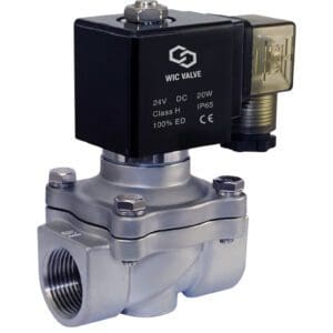 3/4" Inch Stainless Steel Electric Solenoid Process Valve