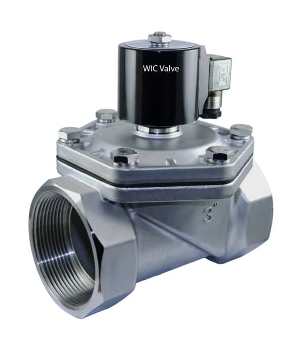 3″ Inch NPT Thread Stainless Zero Differential Electric Control - WIC Valve